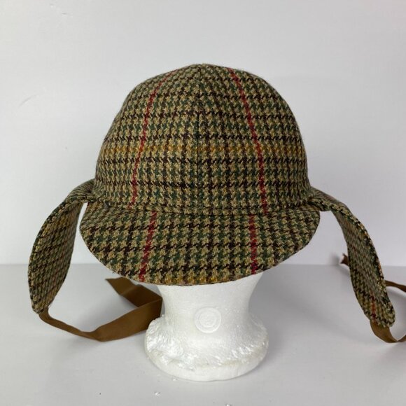 Men's Classic Houndstooth Earflap Hat - Picture 4 of 13